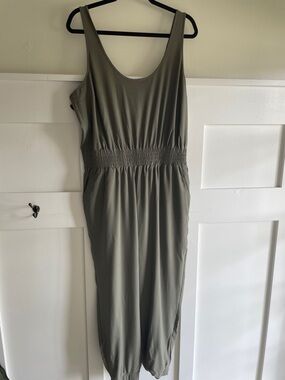 Abercrombie and Fitch Olive Green Women's Jumpsuit